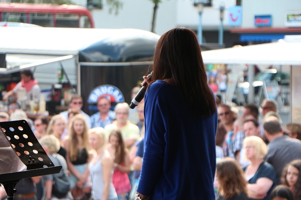 singing woman